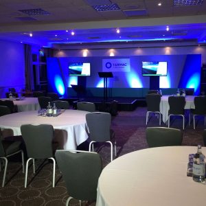 CP4- 150 seat conference all kit supplied by Pavemar Production